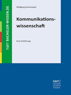 cover image of Kommunikationswissenschaft